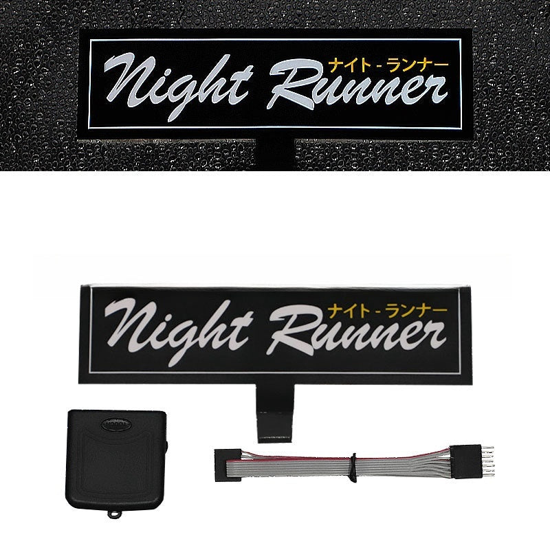 Led Luminous Stickers Wanted Five-star El Cold Light Film Car Stickers Car Window Windshield Lighting Decoration