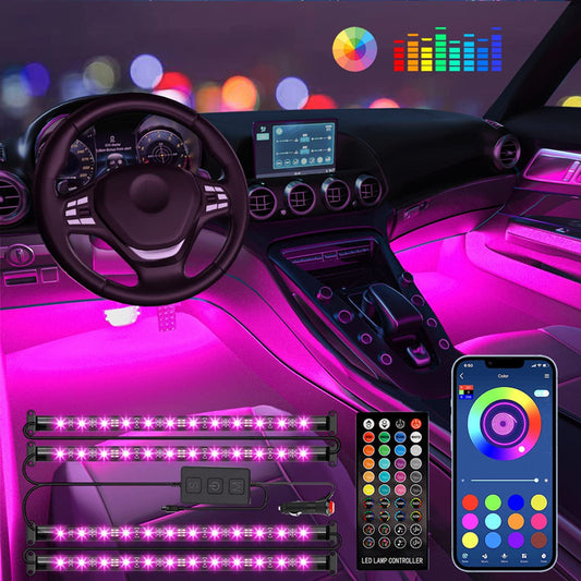 NeonCab – Interior LED Strip Kit w/ App & Voice Control