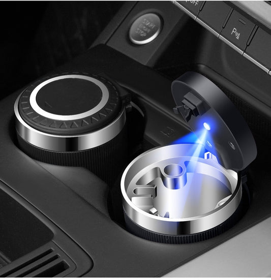 Car Ashtray With Cover For Home And Car With LED Light
